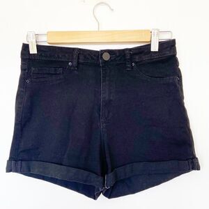 3/$15 SHEIN Black Jean Shorts Waist 29